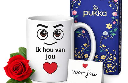 Ik Hou Van Jou - Thee & Rust Gift Bundel